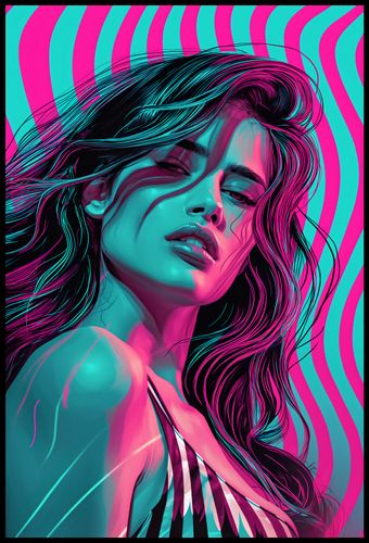 Plakat 68x101cm Neonowy Wzrok na Arena.pl