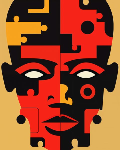 Plakat 40x50cm Puzzle Tożsamości zdjęcie 1
