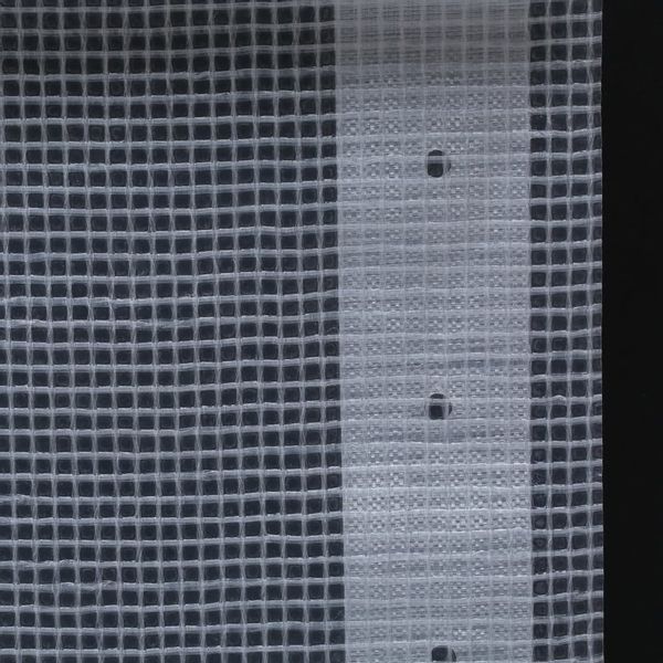 Plandeka Leno, 260 g/m², 2 x 6 m, biała zdjęcie 5