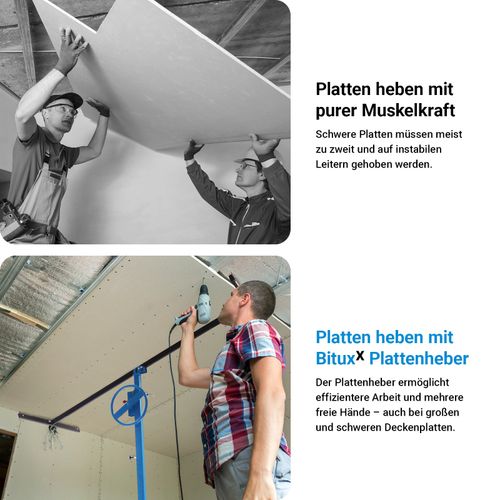 19729 Profesjonalny podnośnik do płyt gipsowych i dachowych udźwig do 75 kg na Arena.pl