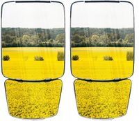 LUSTRO PODWÓJNE 223X435mm CASE NEW HOLLAND JOHN DEERE CIĄGNIK KOPARKA 2SZT