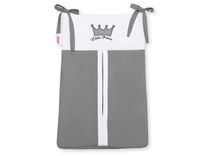 przybornik- torba na pampersy- little prince/princess antracyt