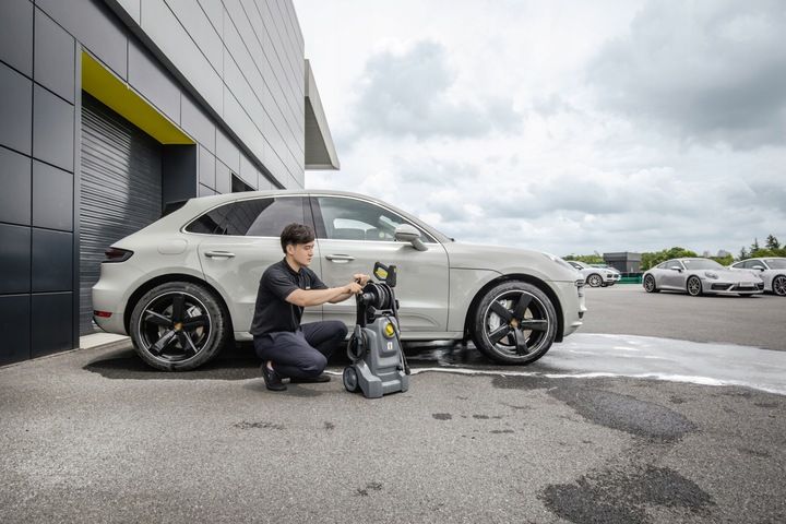 MYJKA CIŚNIENIOWA KARCHER HD 4/10 PLUS TURBODYSZA ZWIJACZ ZESTAW 5/15C PROF zdjęcie 4