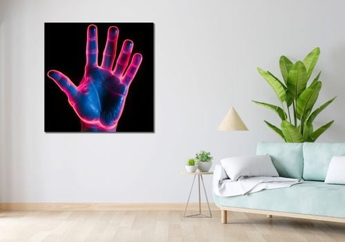 Obraz 100x100cm Dotyk Przyszłości na Arena.pl