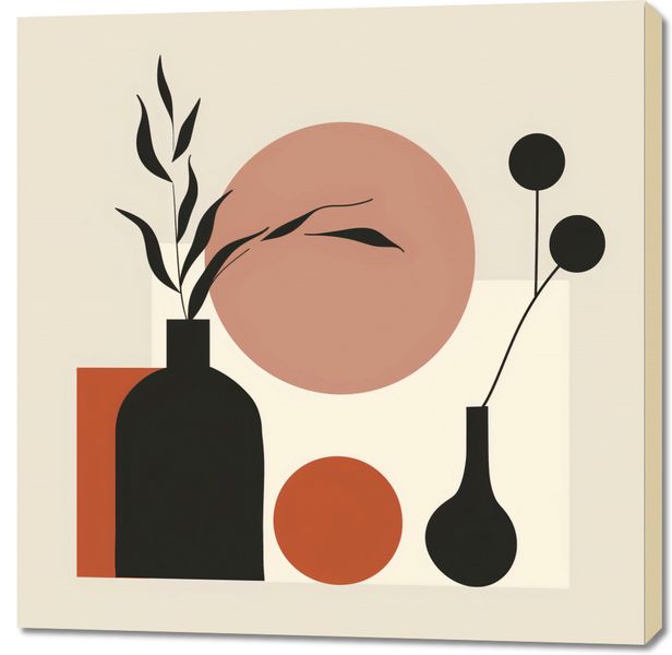 Obraz 100x100cm Stół Roślin zdjęcie 1