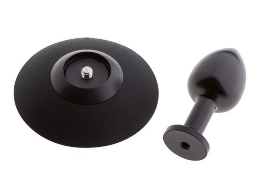 MALESATION Alu-Plug with suction cup small, black na Arena.pl