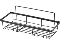 PÓŁKA ŁAZIENKOWA DO ŁAZENKI POD PRYSZNIC PRYSZNICOWA LOFT WISZĄCA 4X HACZYK