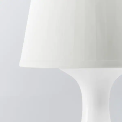 Lampa na stół Lampan lampka nocna biała IKEA na Arena.pl