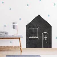 Naklejka Tablicowa Mały Domek T18