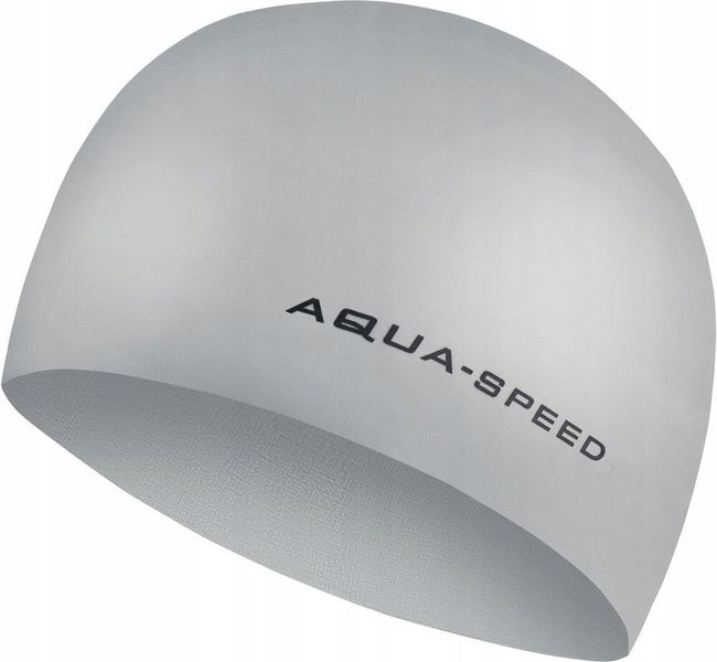 Czepek Pływacki Startowy Aqua Speed 3D Silver zdjęcie 1