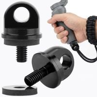Uchwyt na Pasek M4" ŚRUBA Aparatu Gimbala 20 mm Aluminium Guma Czarny