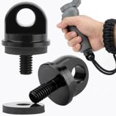Uchwyt na Pasek M4" ŚRUBA Aparatu Gimbala 20 mm Aluminium Guma Czarny