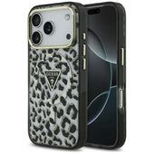 etui guess leopard glitter magsafe do    iphone 17 pro czarny