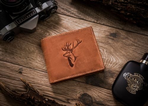 portfel męski skórzany n992-chm-deer-bl cognac na Arena.pl