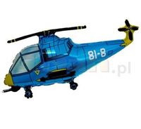 Balon foliowy helikopter niebieski 60cm