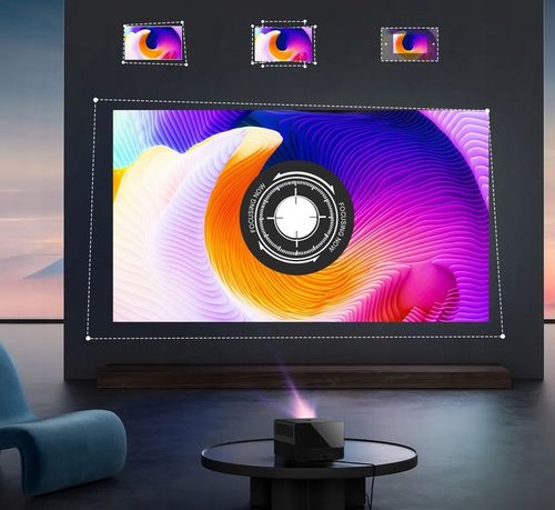 RZUTNIK PROJEKTOR LED AUTOFOCUS ANDROID TV 11 4K FULL HD WIFI PILOT BT na Arena.pl