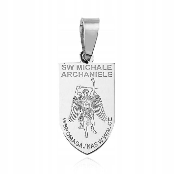 SREBRNY MEDALIK MICHAŁ ARCHANIOŁ zdjęcie 1