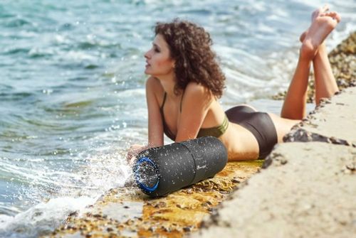 Przenośny Głośnik Bluetooth 4,2 Music Man BT-X56 Czarny LED USB MIKROFON na Arena.pl