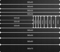 Naklejki ochronne NA ROWER CARBON 58x50cm 19szt