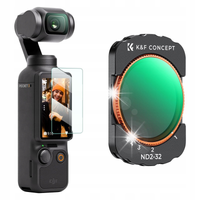Filtr ND Szary Regulowany ND2-ND32 do DJI Osmo Pocket 3 HD MC Nano X K&F