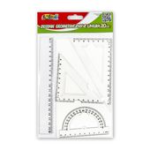 komplet geom. kreślarski z linijką 20cm tt6663