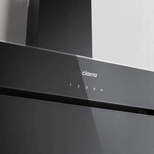 CIARRA 90cm Szklany Kątowy Okap Kuchenny z Funkcją Booster WiFi CBCB9736F-B na Arena.pl