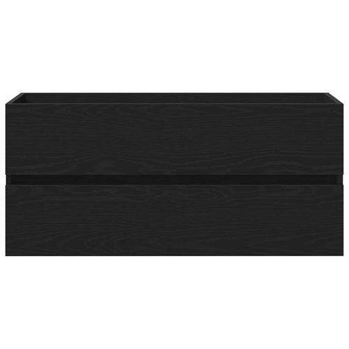 Szafka pod umywalkę z drzwiami Czarny dąb 100 x 39 x 62 cm na Arena.pl