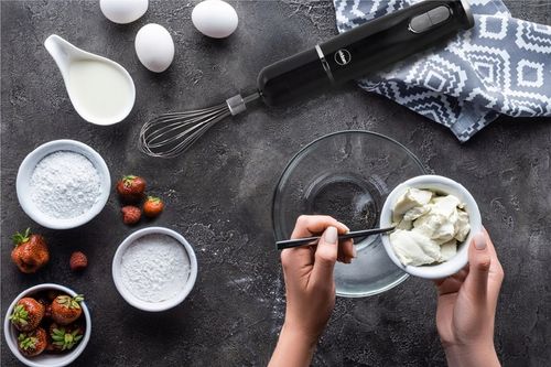 Blender wielofunkcyjny ręczny rozdrabniacz zestaw mikser czarny Eldom na Arena.pl