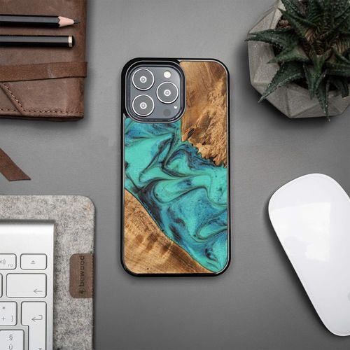 etui bewood unique na iphone 13 pro - turquoise na Arena.pl