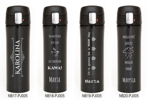 Kubek termiczny z imieniem własnym GRAWER imienia DŁUGO TRZYMA TEMPERATURĘ na Arena.pl