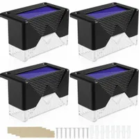 4x LAMPA SOLARNA LED OGRODOWA NA SCHODY TARAS