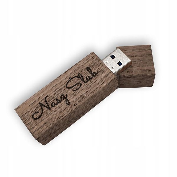 Pendrive 32gb3.0 + drewniane pudełko + GRAWER zdjęcie 13