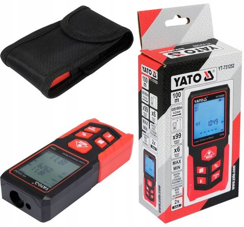 DALMIERZ LASEROWY CYFROWY MIERNIK ODLEGŁOŚCI 100M YATO na Arena.pl
