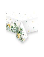 Obrus papierowy Akwarela Rośliny liście wiosna, 120x180 cm