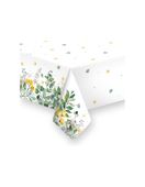 Obrus papierowy Akwarela Rośliny liście wiosna, 120x180 cm