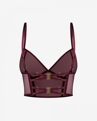 półgorset gwen burgundy s promees na Arena.pl