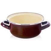 Garnek Emaliowany do Gotowania Tradycyjny na Gaz Indukcję 16 cm 1L