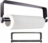 Wieszak Uchwyt Na Ręcznik Papierowy Czarny Loft