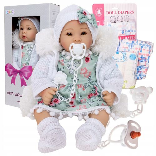 Lalka bobas interaktywna DUŻA REALISTYCZNA PACHNĄCA zestaw SMOCZEK PAMPERS na Arena.pl