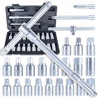 ZESTAW KLUCZY DO KORKÓW OLEJU 23 ELEMENTY STAL CRV HEX TORX 12 KĄTNE