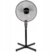 WIATRAK STOJĄCY WENTYLATOR PODŁOGOWY CZARNY/ BIALY