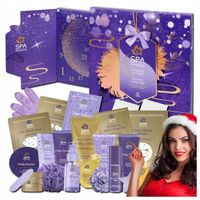 KALENDARZ ADWENTOWY KOSMETYKI Z KOSMETYKAMI DLA KOBIET DO TWARZY CIAŁA SPA