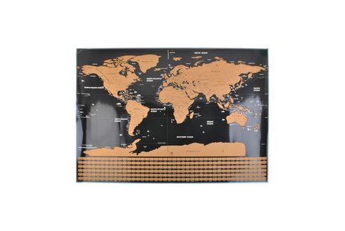 Mapa świata - zdrapka z flagami na Arena.pl
