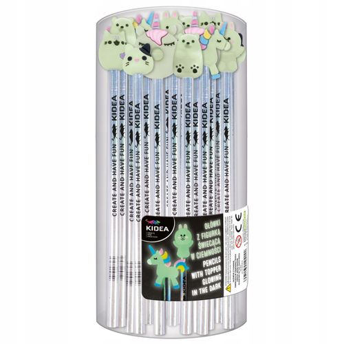 Ołówek Z Figurką Świecącą W Ciemn. Kidea A"24 4222 na Arena.pl