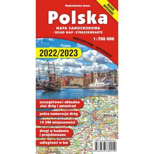 Polska. Mapa 1:700 000 wyd. foliowane wyd. 5 Opracowanie zbiorowe