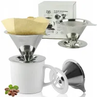 FILTR DO ZAPARZANIA KAWY ZAPARZACZ SITKO DO HERBATY ZIÓŁ DO SZKLANKI KUBKA