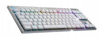 Klawiatura bezprzewodowa LOGITECH G915 TKL Biały Sprężynujące 920-009664