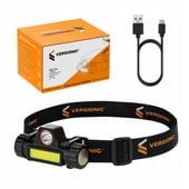 LATARKA CZOŁOWA COB 4w1 LAMPKA CZOŁÓWKA Z MAGNESEM