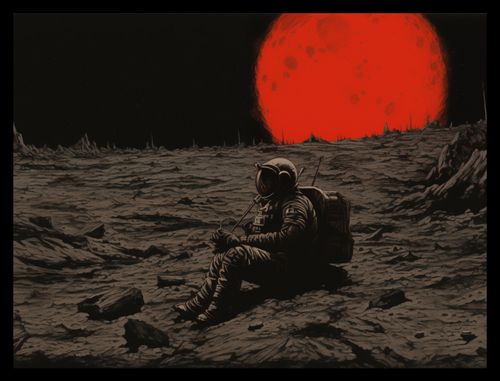 Plakat 40x30cm Samotność w Kosmosie na Arena.pl