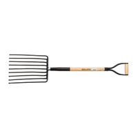 widły 9 zebnę 26cm z trzonkiem drewnianym 107cm i rączką 905-9 ma